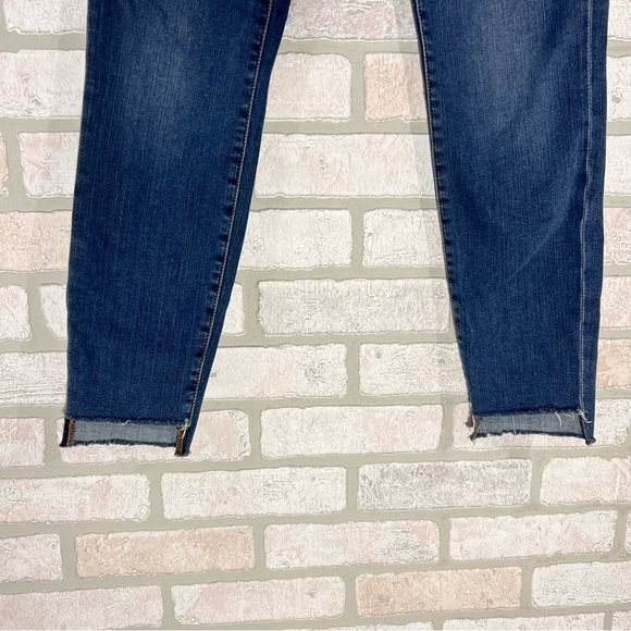 Frame Denim Le High Skinny Step Hem Jeans in Woodhaven Wash Size 26 - Picture 9 of 12